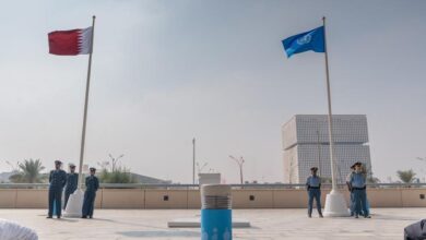 Photo of Flags raised in Doha as leaders gather for UN social development summit