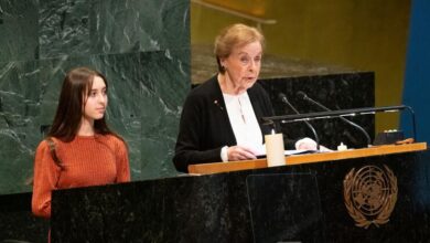 Photo of ‘We children saw things that no one should ever have to see’ Holocaust survivor tells the UN